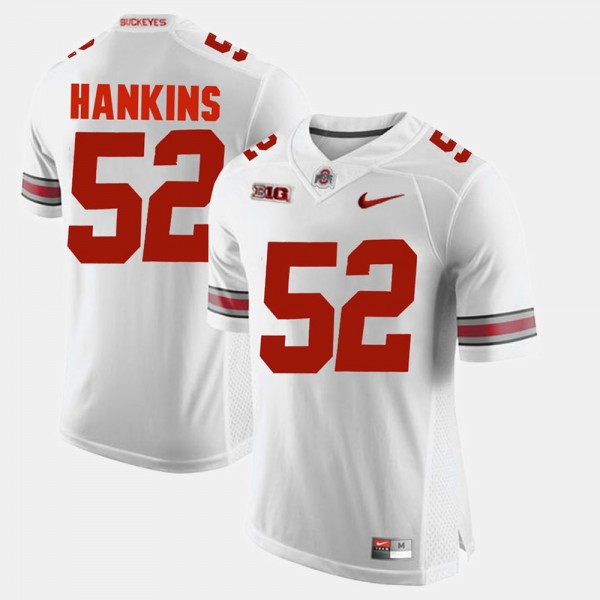 Ohio State Buckeyes Johnathan Hankins Men's #52 Game Alumni White College Football Jersey 2404PUDC5